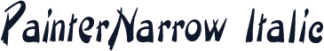 PainterNarrow Italic