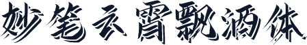 妙笔云霄飘洒体
