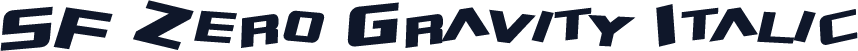 SF Zero Gravity Italic