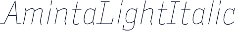 AmintaLightItalic