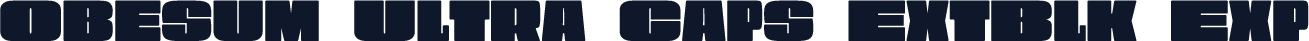 Obesum Ultra Caps ExtBlk Exp