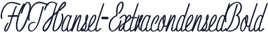 FOTHansel-ExtracondensedBold
