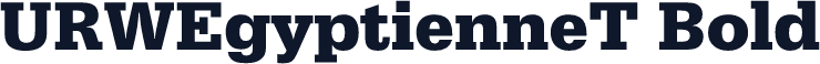 URWEgyptienneT Bold