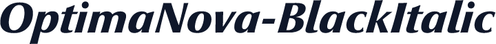 OptimaNova-BlackItalic