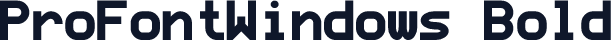 ProFontWindows Bold
