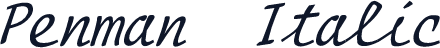 Penman  Italic