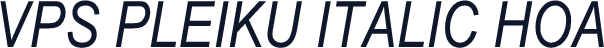 VPS Pleiku Italic Hoa