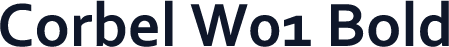 Corbel W01 Bold