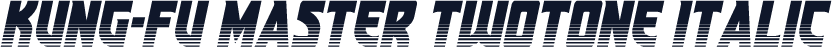 Kung-Fu Master Twotone Italic