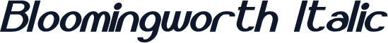 Bloomingworth Italic