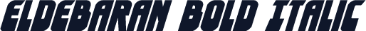 Eldebaran Bold Italic