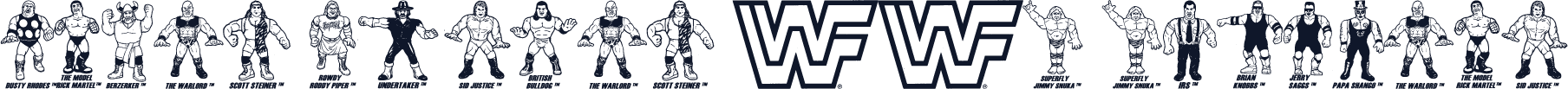 Retro Hasbro WWF Figures