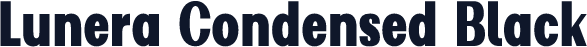 Lunera Condensed Black