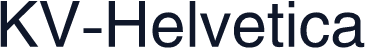 KV-Helvetica