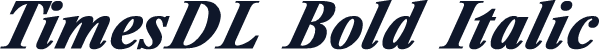 TimesDL Bold Italic