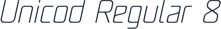 Unicod Regular 8