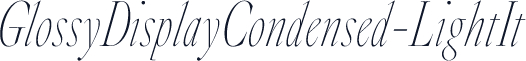 GlossyDisplayCondensed-LightIt
