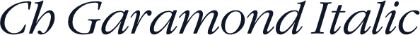 Ch Garamond Italic