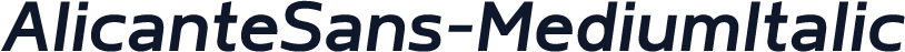 AlicanteSans-MediumItalic