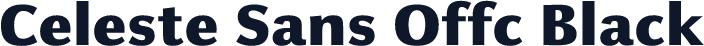 Celeste Sans Offc Black