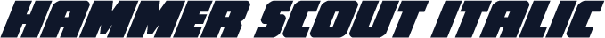 Hammer Scout Italic