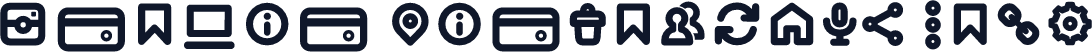 Iconic Pictograms Bold
