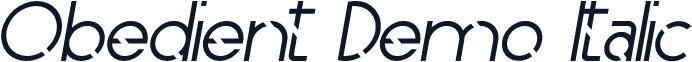 Obedient Demo Italic