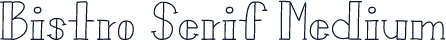Bistro Serif Medium