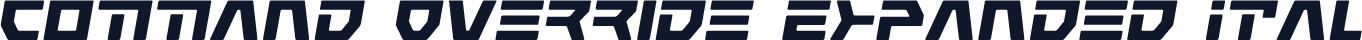 Command Override Expanded Ital