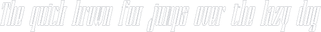 Boldark Italic Outline
