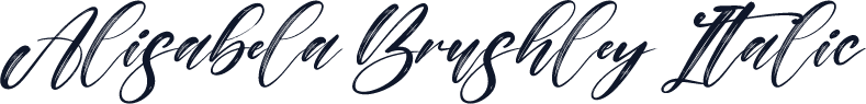 Alisabela Brushley Italic