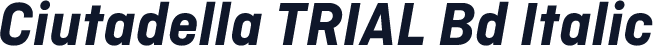 Ciutadella TRIAL Bd Italic