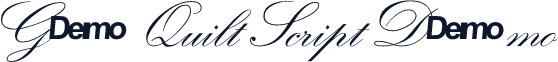 GE Quilt Script Demo