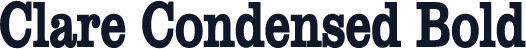 Clare Condensed Bold
