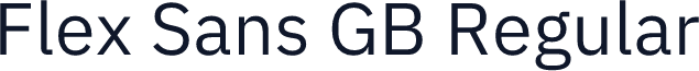 Flex Sans GB Regular