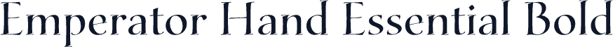 Emperator Hand Essential Bold