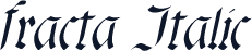 fracta Italic