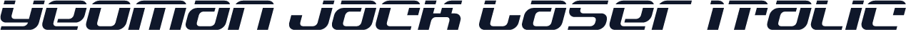 Yeoman Jack Laser Italic