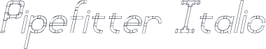 Pipefitter Italic