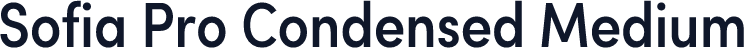 Sofia Pro Condensed Medium