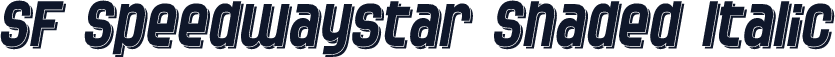 SF Speedwaystar Shaded Italic