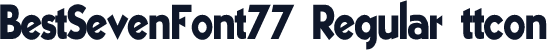BestSevenFont77 Regular ttcon