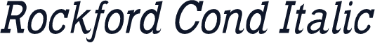 Rockford Cond Italic