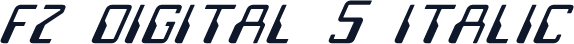FZ DIGITAL 5 ITALIC