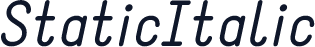StaticItalic