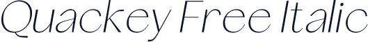 Quackey Free Italic