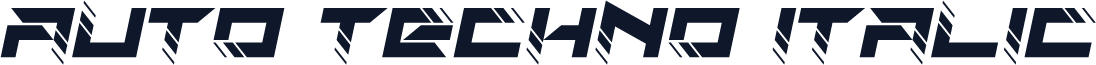 Auto Techno Italic
