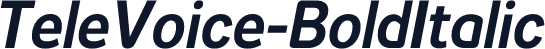 TeleVoice-BoldItalic