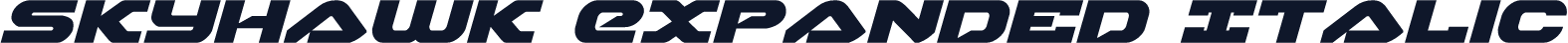 Skyhawk Expanded Italic