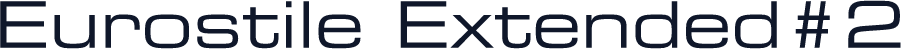 Eurostile Extended#2